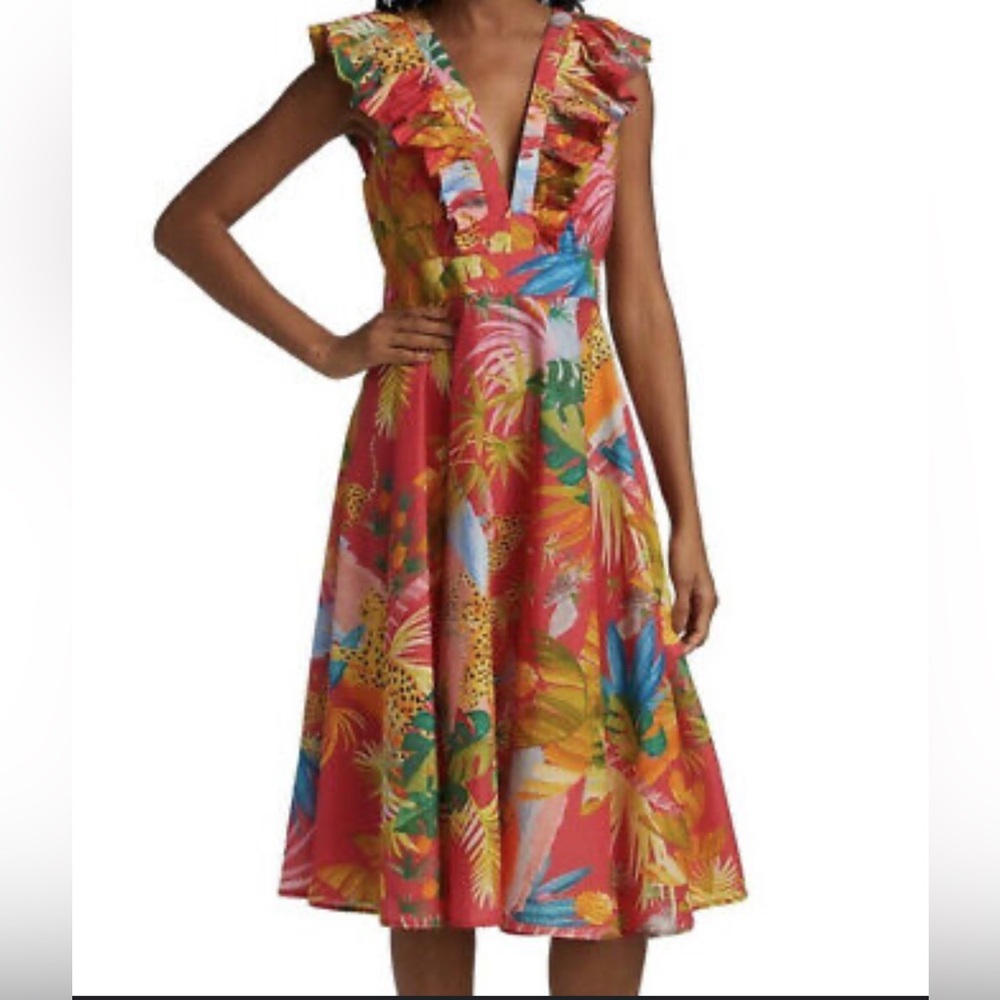 FARM Rio Ruffle Dress